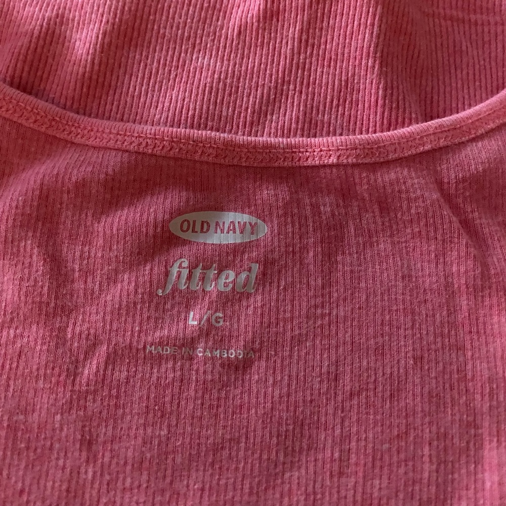 Old Navy fitted tank top size large